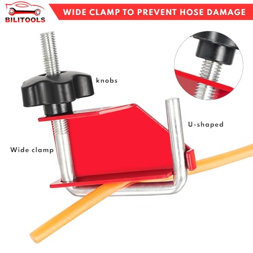 BILITOOLS 4 Piece Hose Pinch Off Pliers Clamp Pliers for Flexible Fuel Line Coolant Radiator Brake Hoses Clamp Tool etc, Without Damaging the Line - Image 3
