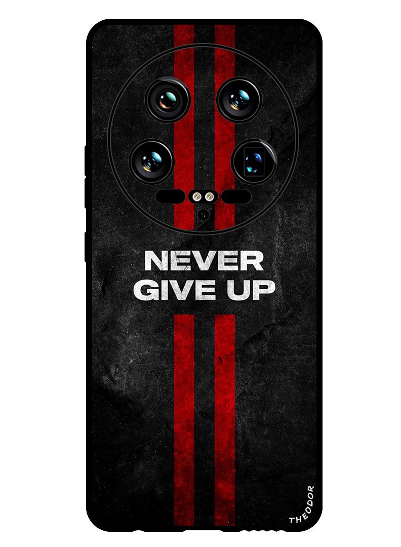 Theodor Protective Case Anti Scratch Shock Proof Bumper Cover For Xiaomi 14 Ultra Never Give up stripes - Image 1