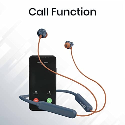 ZEBRONICS Jumbo LITE with 70 Hours Backup, Bluetooth v5.2 Wireless Neckband, Fast Charging, ENC Calling, Gaming Mode (Upto 50ms), Voice Assistant, Dual Pairing, Splash Proof, and Type C (Navy) - Image 5