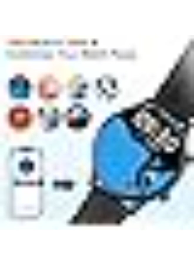 PEJE ZW04 Smart Watch,1.39" HD Display,Muslim Prayer Alerts, SpO2/Heart Rate/Sleep Monitor,120+ Sports Modes, IP68 Waterproof,Bluetooth Calling + Extra Strap - Compatible with iOS & Android (Gold) - Image 2