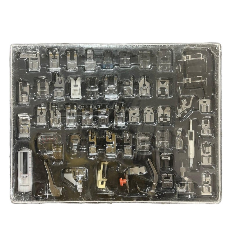 Zenith 52 piece Domestic Sewing Machine Pressure Foot kit Steel Finish Automatic Electric Models - Image 3