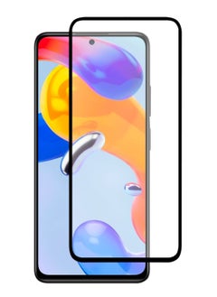 Generic 5D Full Glass Screen Protector For Xiaomi Redmi Note 11/Note 11S Black Frame 