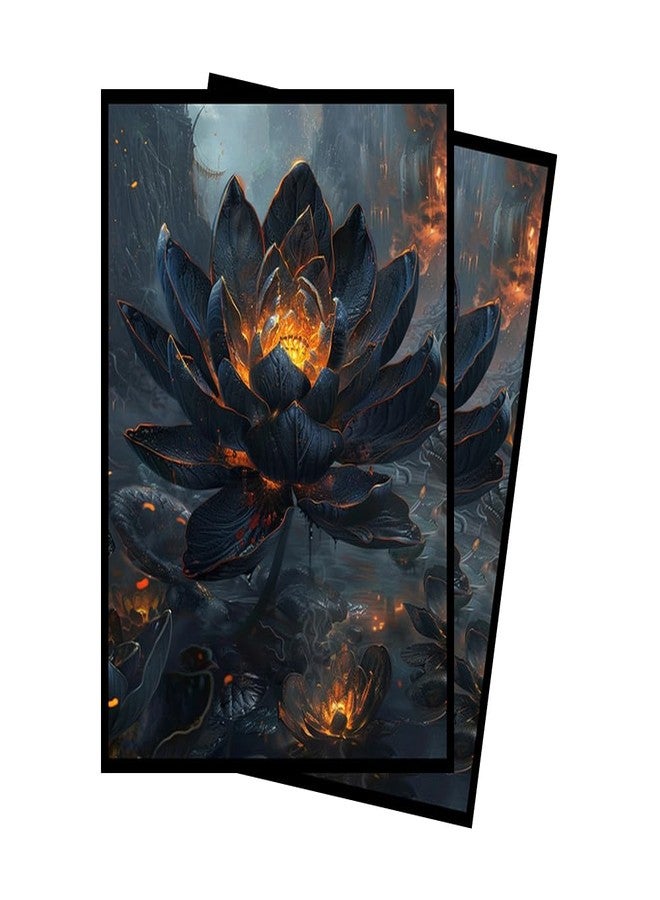 Paramint Lotus MTG Card Sleeves (Smooth) - 104 Count Standard Size TCG Sleeves - Compatible with Magic The Gathering - Double Sleeving - Original Art Design, Premium Protection - Image 1