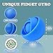 Dr.Kbder Fidget Toys Adults 2 PCs Sensory Figette Spinner Anxiety Stress Relief Toys Quiet Fidgets Gyro for Autism ADHD Kids Gifts Cool Gadget Office Desk Toy Easter Basket Stuffers for Teen Boys - Image 4