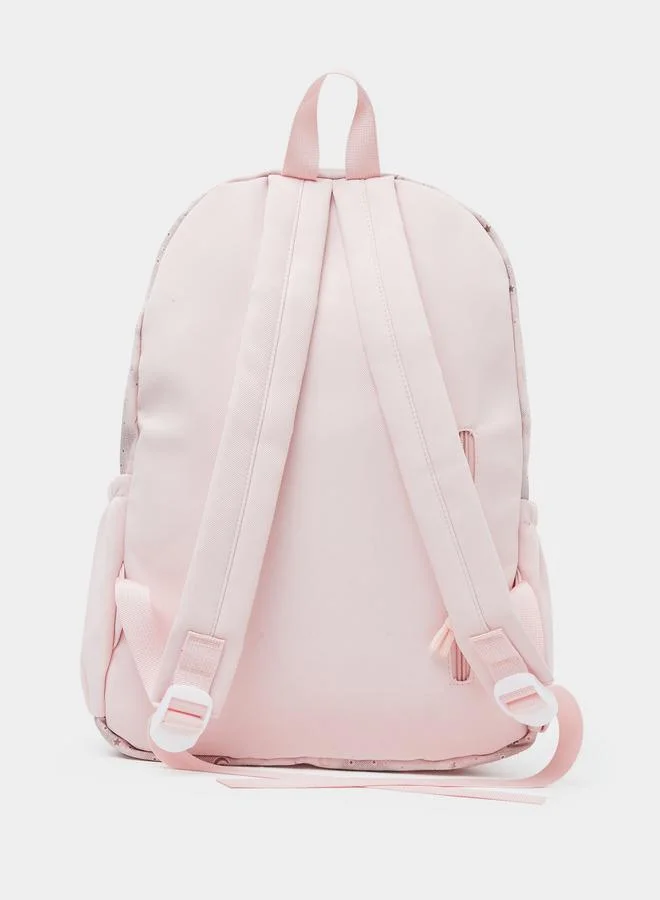 ستايلي Teen Girls Stars and Moon Print Backpack