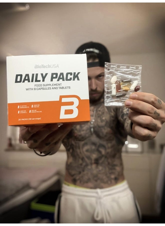 BiotechUSA Daily Pack 30s - Daily Multivitamin Supplement for Overall Health and Wellness - Image 4