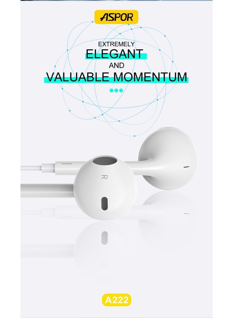 أسبور سماعة ASPOR A222 تمنحك تجربة صوتية عالية الدقة بتقنية HiFi - Image 5