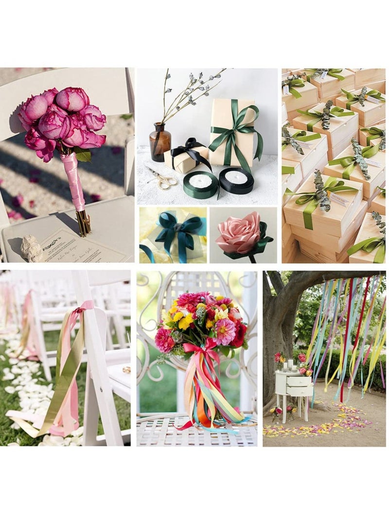 KASTWAVE Pink Ribbon, 1-1/2" x 25 yd Fabric Ribbon, Pink Girly Hearts for Gift Boxes, Crafts, Hair Bow Making, Wreaths, Wedding Party Decorations and Other Sewing Projects - Image 2