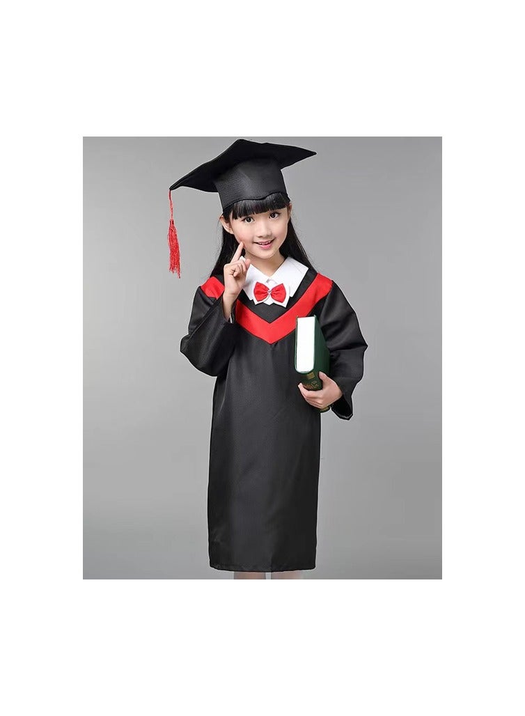 1-Pieces Children Preschool and Kindergarten School Graduation Uniforms Set,Kids Children Graduation Tassel Cap and Gown - Image 3
