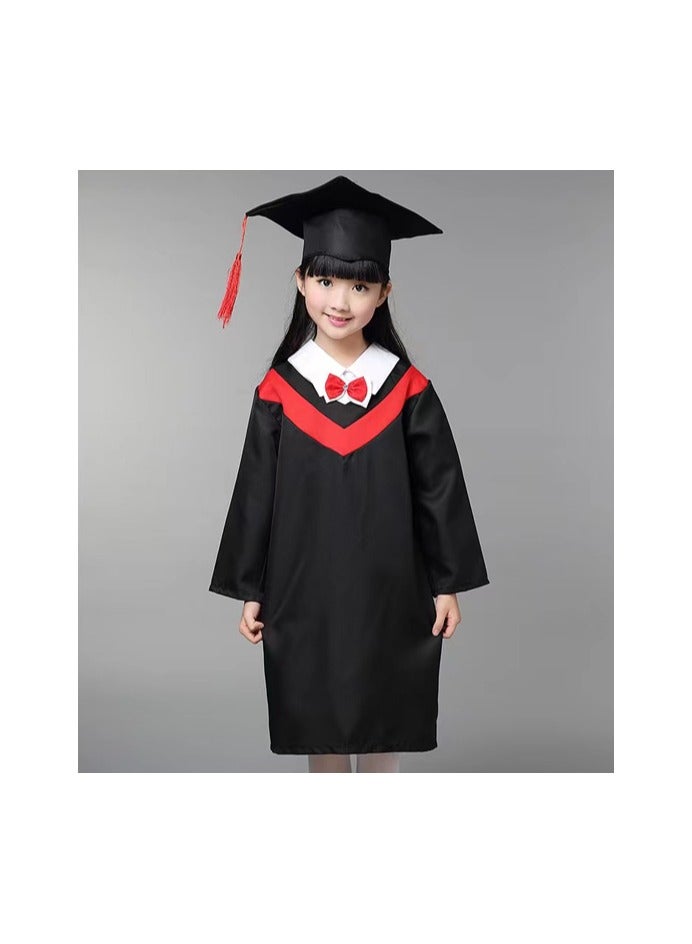 1-Pieces Children Preschool and Kindergarten School Graduation Uniforms Set,Kids Children Graduation Tassel Cap and Gown - Image 4