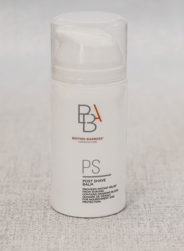 بلسم ما بعد الحلاقة من جمعية الحلاقين البريطانية BBA