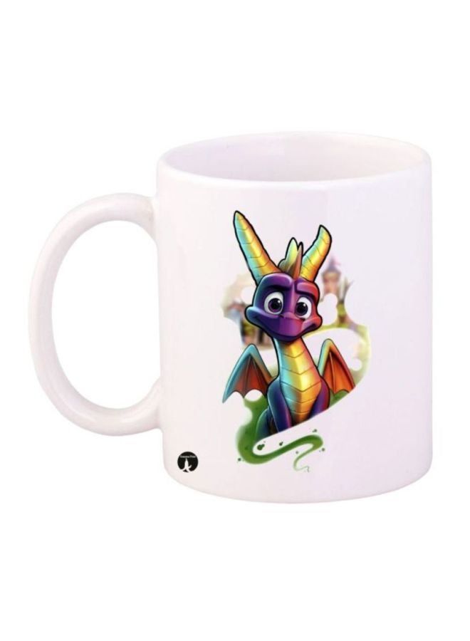 RKN Spyro Printed Coffee Mug White/Purple/Green - Image 2