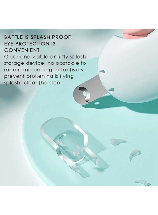 CMGTYYD. 2PcsCat مسامير قابلة للتعديل، مسامير الأظافر المضادة للمخدرات ومقاصير الأظافر، مسامير الحيوانات الأليفة المحترفة والمنزلية (الأزرق + الوردي) - Image 4