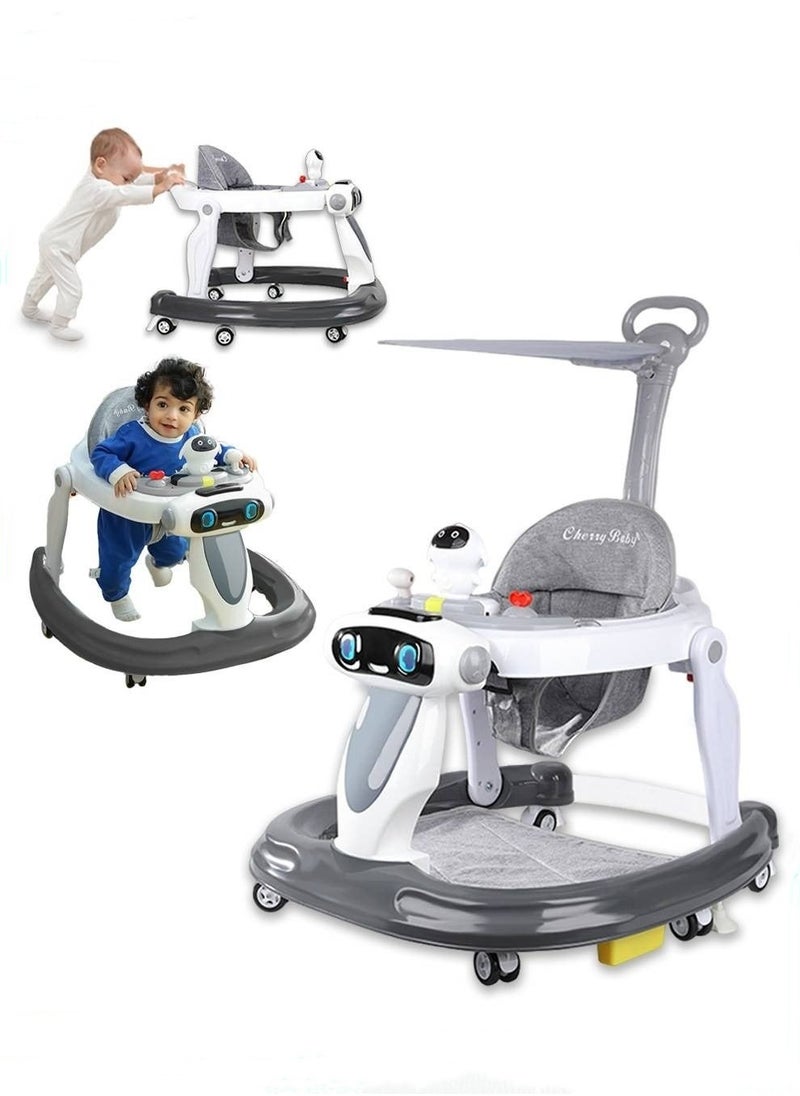 3 in 1 Baby Walker With Parent Push Handle Adjustable Height Multifunction and Big Comfortable Seat Cushion, Detachable Trampoline Mat for Infants & Children - pzsku/ZE002020CD24CF97B6A59Z/45/_/1716626222/9d1a3bf3-e445-4ecd-8390-da699f802093