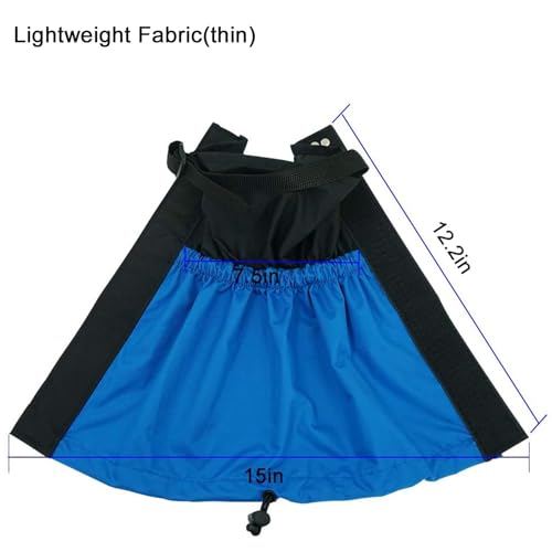 Luwint Waterproof Kids Leg Boot Gaiters - Hiking Hunting Climbing Gear for 6-12 Yrs Old Girls Boys (Blue) - Image 3