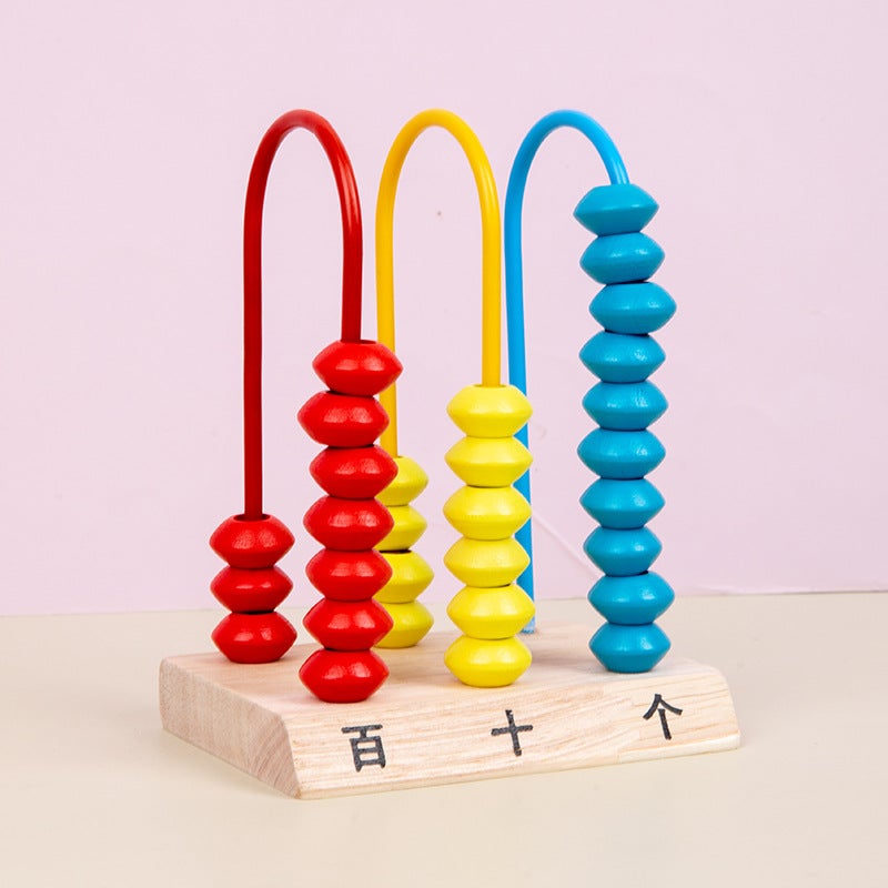 Children'S Calculating Rack Elementary School Grade One Bead Math Teaching Aware Kindergarten Montessori Calculator Artifact Addition And Subtraction Abacus - Image 1