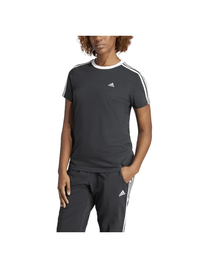 adidas تيشيرت تدريب أديداس W 3S Bf T أسود مقاس 2XS