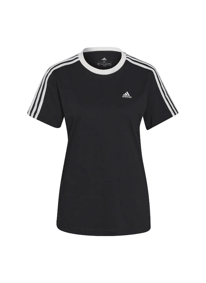 Adidas adidas W 3S Bf T Black Training T-Shirts 2XS