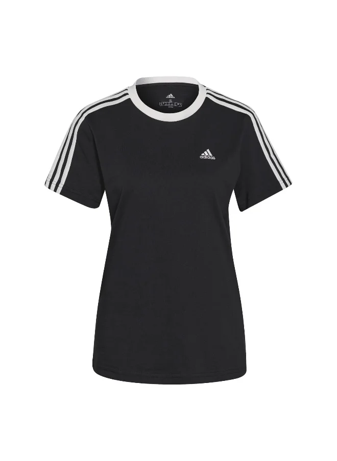 Adidas adidas W 3S Bf T Black Training T-Shirts 2XS