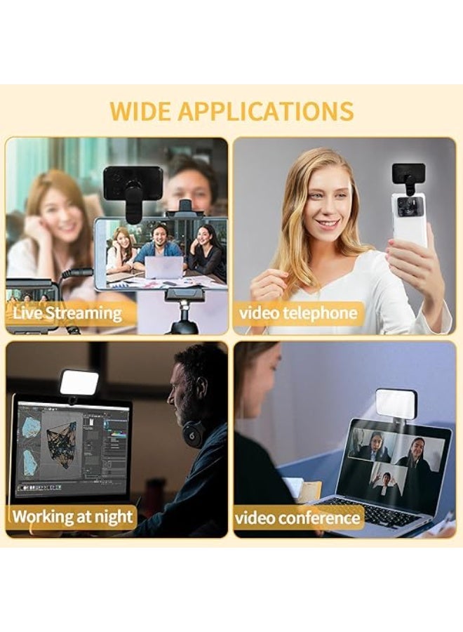 Selfie Light – Rechargeable LED Ring Light with 3 Brightness Modes – Portable Clip-On Video Light for Phone, Makeup, TikTok, Live Stream & Zoom Calls - Image 4