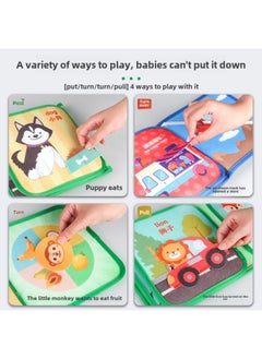 Generic Tear Can't Rip Baby Quiet Cloth Book Montessori Enlightenment Early Education Baby Can Bite Tear Book Felt Cloth Toy-Color:Understanding Animals  Opp Bag  - Image 4