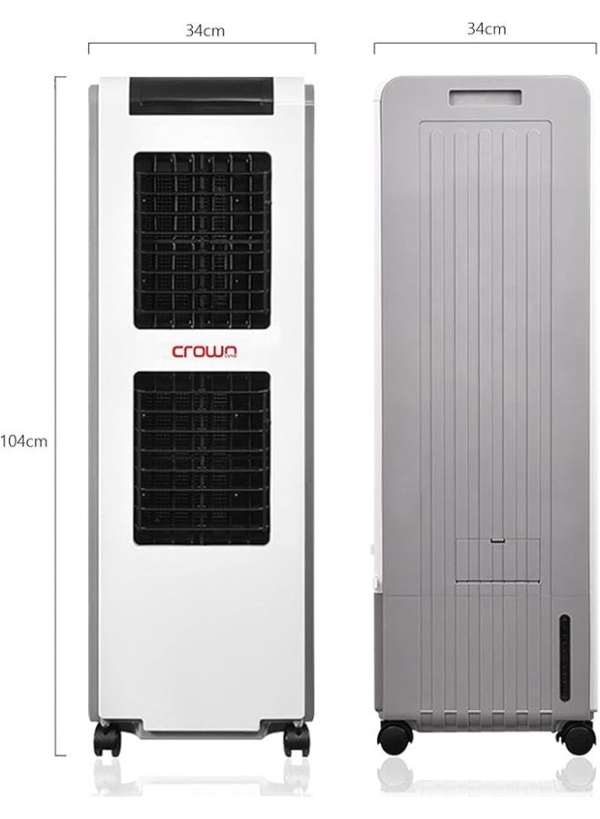 Crown Ac-249 Evaporative Air Cooler W/Rc|Air Volume 1800M³/H, 24L Water Capacity - Image 2