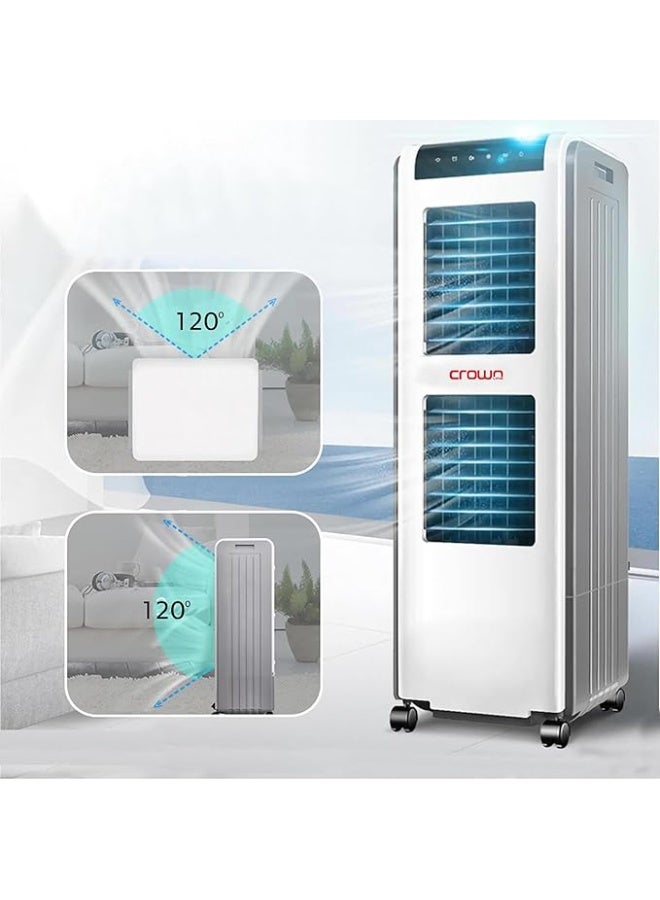 Crown Ac-249 Evaporative Air Cooler W/Rc|Air Volume 1800M³/H, 24L Water Capacity - Image 3