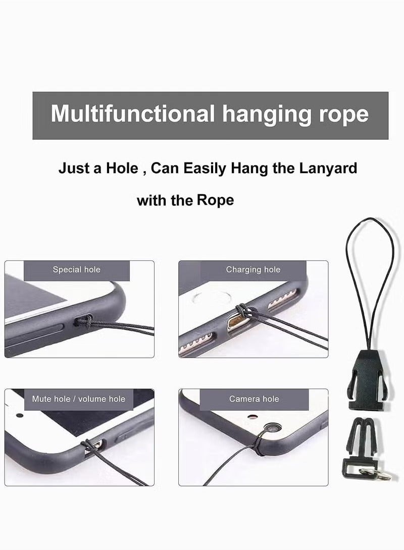 2 Pcs Neck Lanyard Cartoon Mobile Phone Rope for Keys Wallet ID Card Holder with Quick Release Buckle Long Without Strangulation - Image 3