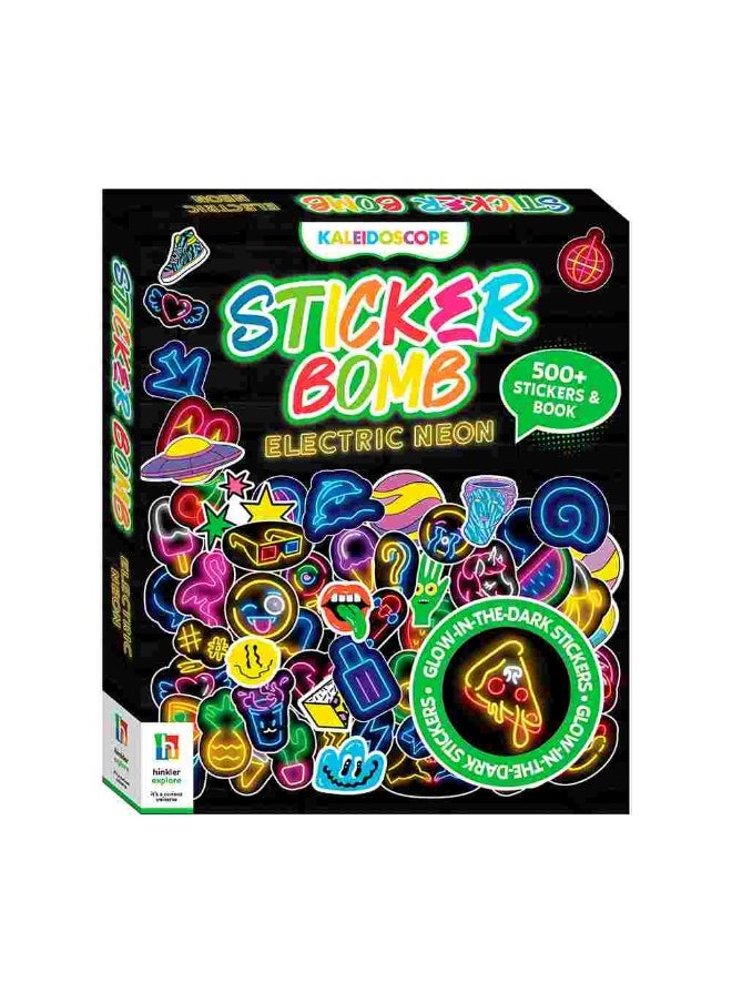 Kaleidoscope Sticker Bomb Electric Neon Glow-In-The-Dark Stickers With Book - pzsku/ZE0026EA15AF022B14CC7Z/45/_/1725275991/24d1a3cd-7ffd-4d93-916b-4945af1e5d20