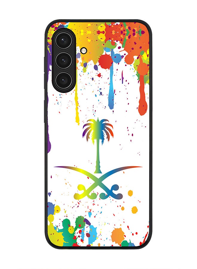 Stylizedd For Samsung Galaxy A26 5G Case,Slim fit Camera Protection, Shockproof Thin Phone cover  - Colorful Saudi - Image 1