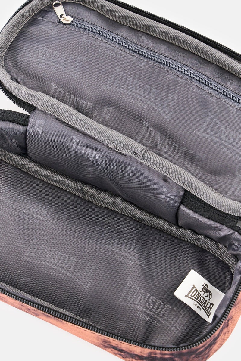 Lonsdale Kids Boy Brand Logo Pencil Case, Brown - Image 3