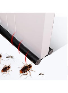 Under Door Draft Stopper | Windproof Gap Blocker | Twin Under Door Sweeps for Interior Doors | Bottom Seal Weather Stripping | Sound Blocker | Adjustable Foam | Removable and Washable, Assorted