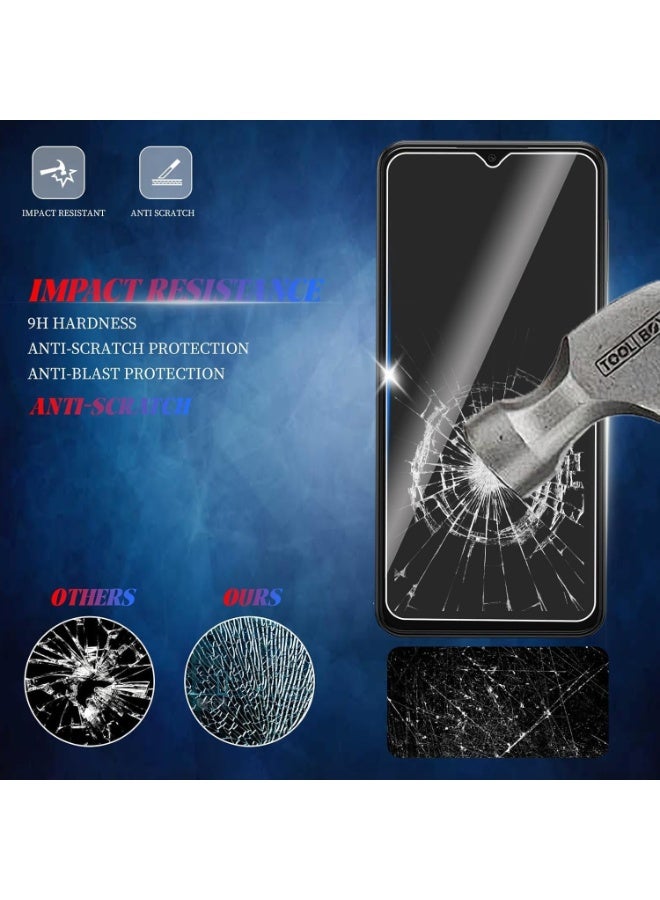 Muzz [2 Pack] Privacy Screen Protector for Galaxy A12/A13/A23/A03/A03S/A04, Anti-Spy 9H Tempered Glass, Full Coverage, Scratch Resistant, (Samsung Galaxy A12/A13/A23/A03/A03S/A04) - Image 5