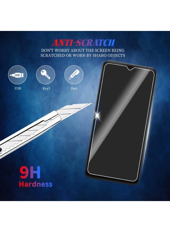 Muzz [2 Pack] Privacy Screen Protector for Galaxy A12/A13/A23/A03/A03S/A04, Anti-Spy 9H Tempered Glass, Full Coverage, Scratch Resistant, (Samsung Galaxy A12/A13/A23/A03/A03S/A04) - Image 3