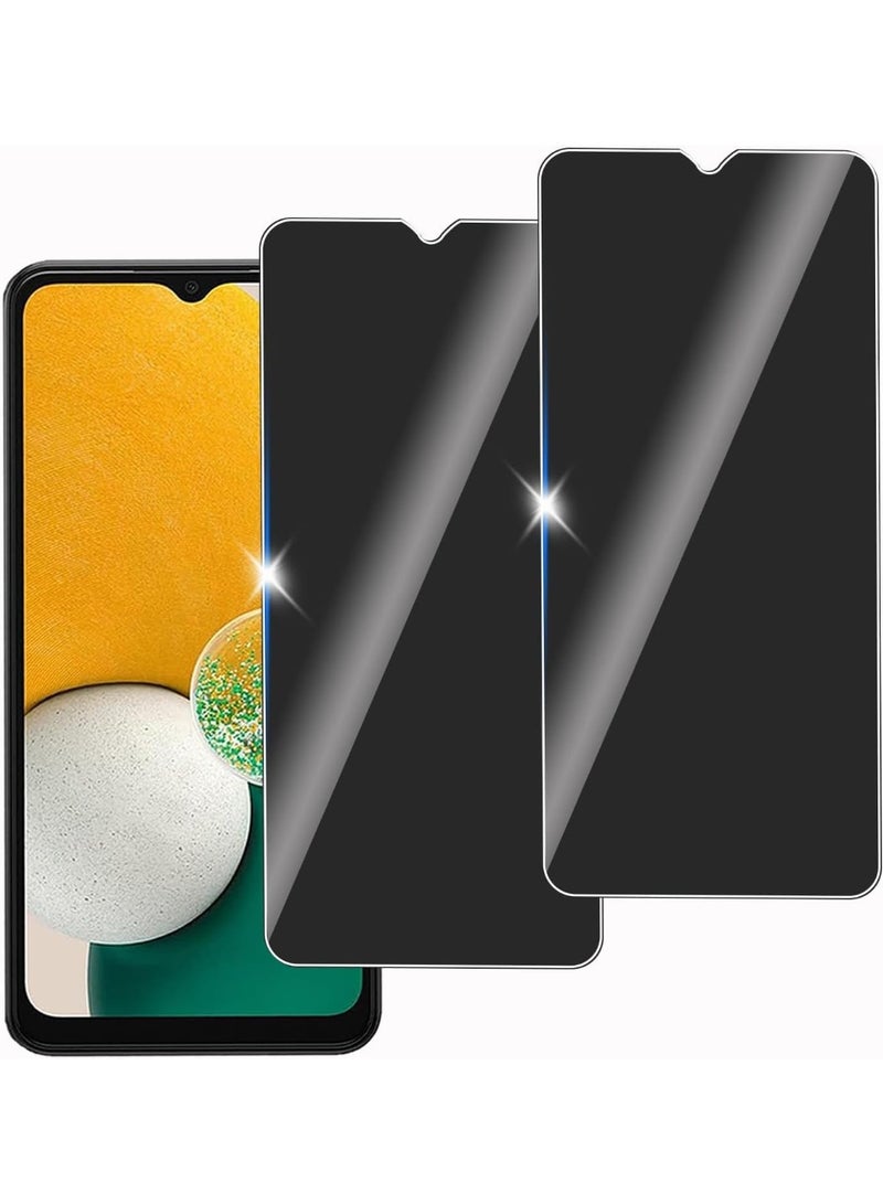 Muzz [2 Pack] Privacy Screen Protector for Galaxy A12/A13/A23/A03/A03S/A04, Anti-Spy 9H Tempered Glass, Full Coverage, Scratch Resistant, (Samsung Galaxy A12/A13/A23/A03/A03S/A04) - Image 1
