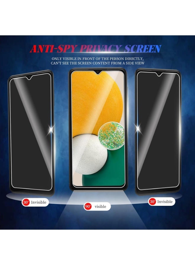 Muzz [2 Pack] Privacy Screen Protector for Galaxy A12/A13/A23/A03/A03S/A04, Anti-Spy 9H Tempered Glass, Full Coverage, Scratch Resistant, (Samsung Galaxy A12/A13/A23/A03/A03S/A04) - Image 4