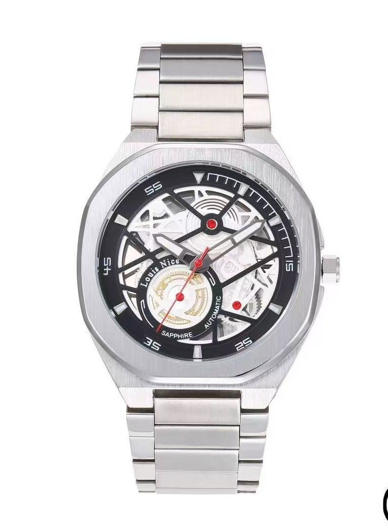 Louis Nice Men's Stainless Steel Water Resistant Watch
