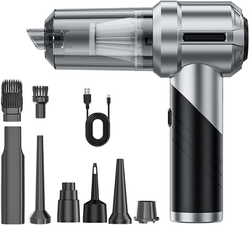 AccLoo Handheld Car Vacuum Cleaner, 15000Pa High Power Cordless Vacuum Cleaner, Rechargeable Small Vacuum with Multi Nozzles for Car, Home, Office, Pet - Image 1