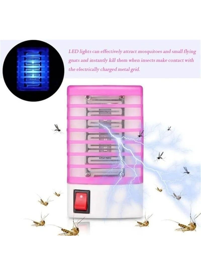 Mosquito zapper, electric UV light insect killer, indoor electric mosquito trap with compact design and LED light, mosquito control plug and mosquito lamp for home use - Image 1