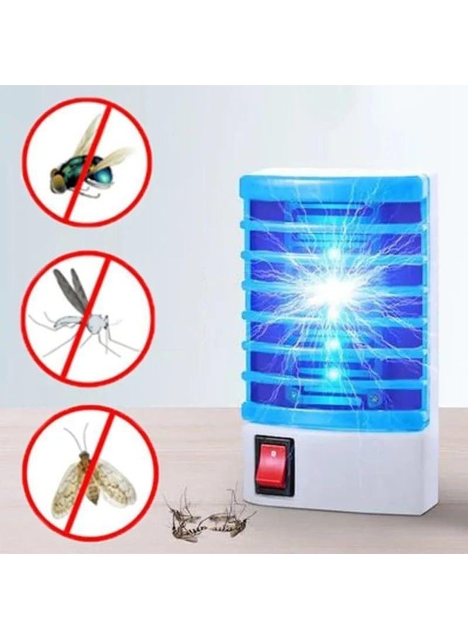 Mosquito zapper, electric UV light insect killer, indoor electric mosquito trap with compact design and LED light, mosquito control plug and mosquito lamp for home use - Image 5