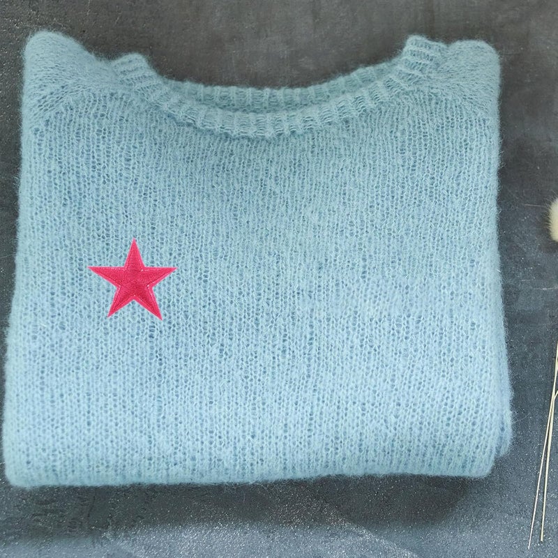 50pcs Pink Star Iron-on Patches for Clothing and Jeans, Embroidered Decorative Repair Patches for Jackets, Hats, Backpacks, DIY Sewing Accessories - Image 4