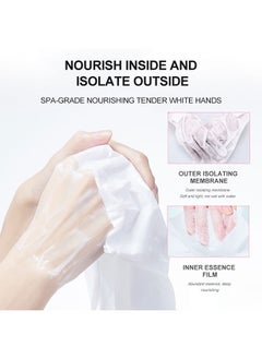 APPTI 5-Piece Rose Hand Cream Repair Facial Mask, Hand SPA, Exfoliating Hand Facial Mask  - Image 2