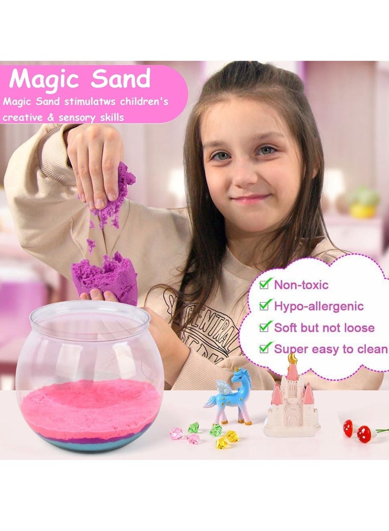 Arabayt Unicorn Girl Gifts - Kids Unicorn Terrarium Set - Girls Unicorn Toys - Birthday Gifts for 4 5 6 7 8 12 Year Old Girls - Kids Arts and Crafts Supplies - Best Gifts for Girls - Image 4