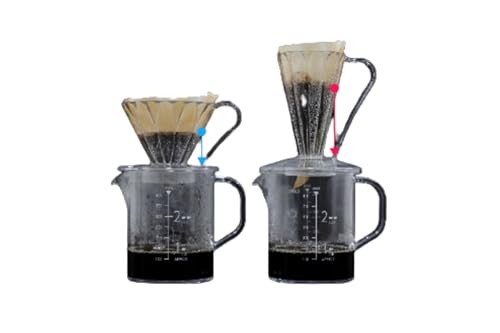 CAFEC Pour-Over Flower Dripper DEEP 27 Black | FDD-27CB - Image 4