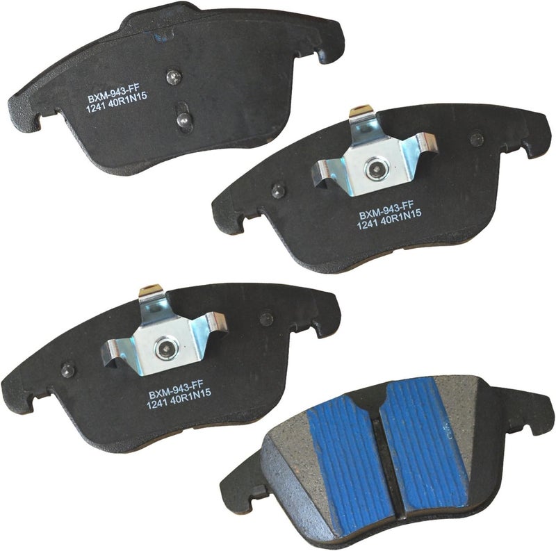 Bendix Premium SBM1241 Semi-Metallic Front Brake Pads for Jaguar S-Type 2006, Vanden Plas 2009-2006, XF 2010-2009, XF 2014-2013, XJ8 2009-2006, XK 2007, XK 2009 - Image 1