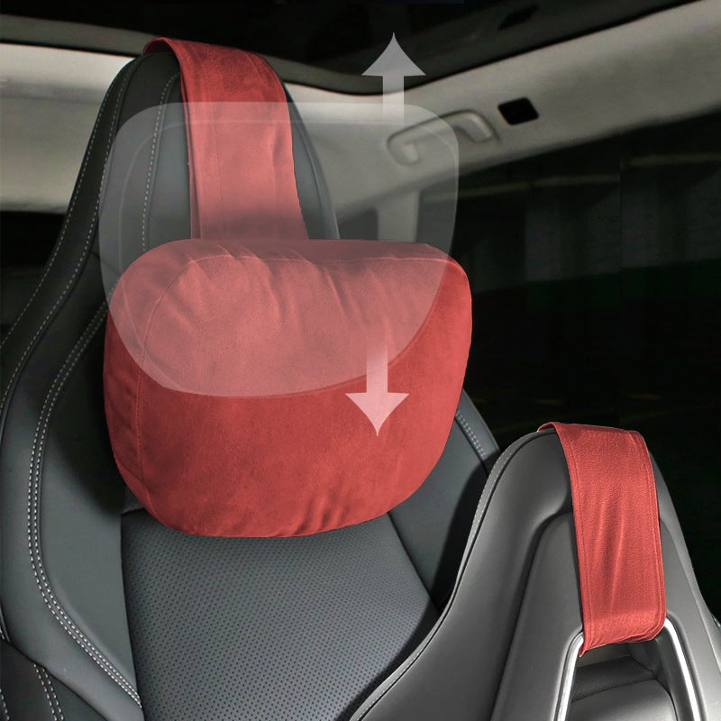 Mercedes-Benz S-Class Maybach Neck Pillow Headrest Red headrest