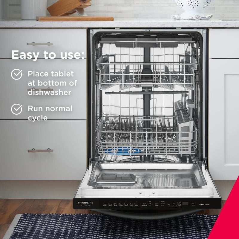 FRIGIDAIRE منظف غسالة الصحون فرجيدير ReadyClean بروبيوتيك 6 أقراص، أبيض، 6 عدّاد - Image 5