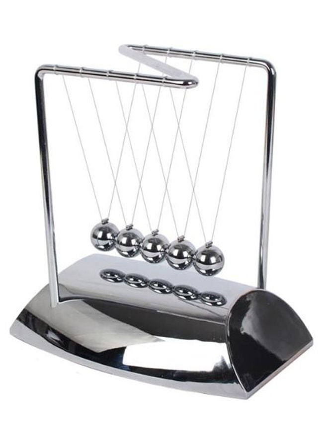 NIBEMINENT Newton Cradle Balance Balls Silver 20centimeter - Image 1