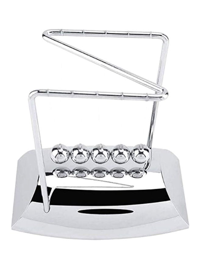 NIBEMINENT Newton Cradle Balance Balls Silver 20centimeter - Image 2