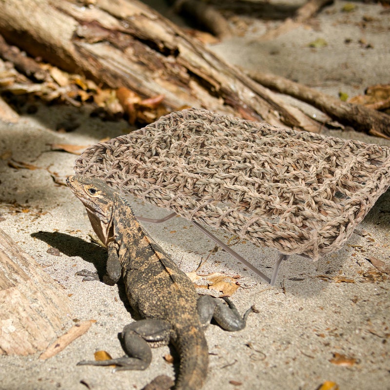 Reptile Lizard Lounger Bed Bearded Dragon Woven Lounger Bed Reptile Snake Lizard Sleeping Bed - Image 4